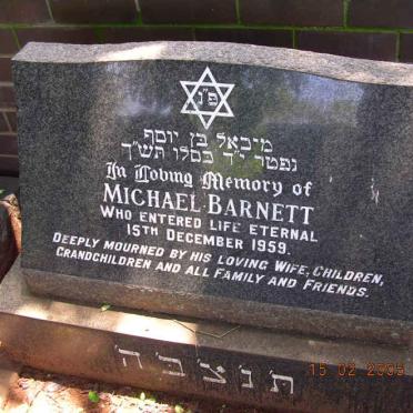 BARNETT Michael -1959