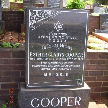 COOPER Esther Gladys -1972