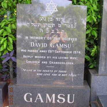 GAMSU David -1974