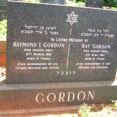 GORDON Raymond I. -1961 &amp; Ray -1961