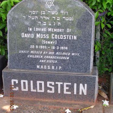 GOLDSTEIN David Moss 1905-1974