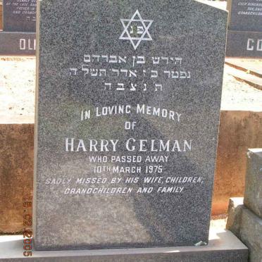 GELMAN Harry -1975