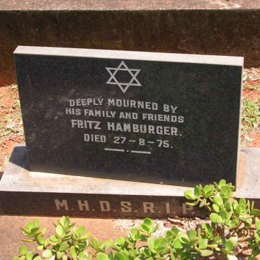 HAMBURGER Fritz -1975