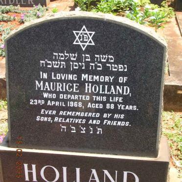 HOLLAND Maurice -1968