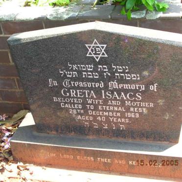 ISAACS Greta -1969