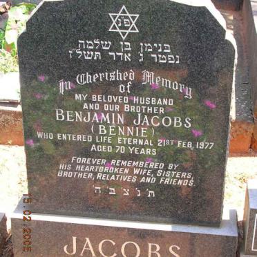JACOBS Benjamin -1977