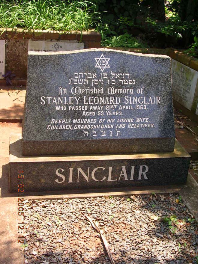 SINCLAIR Stanley Leonard -1963