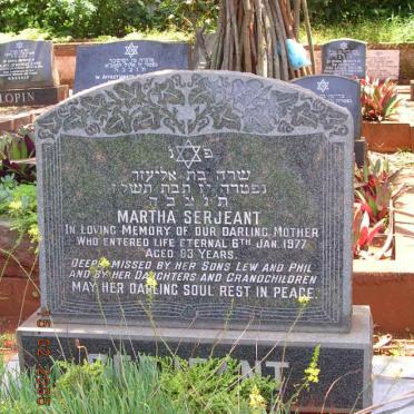 SERJEANT Martha -1977