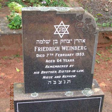 WEINBERG Friedrich -1953