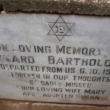 BARTHOLOMEV Bernard -1985