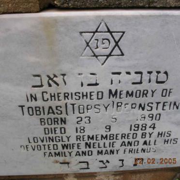 BERNSTEIN Tobias 1890-1984