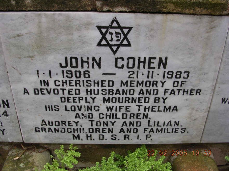 COHEN John 1906-1983