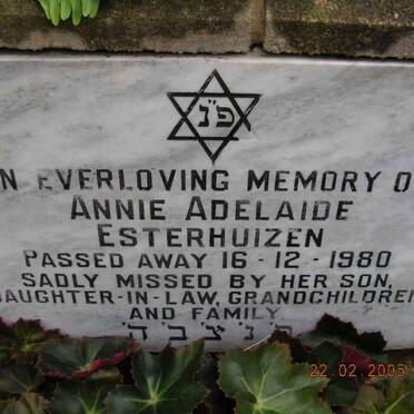 ESTERHUIZEN Annie Adelaide -1980