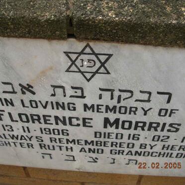 MORRIS Florence 1906-1987