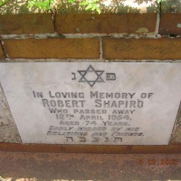 SHAPIRO Robert -1954