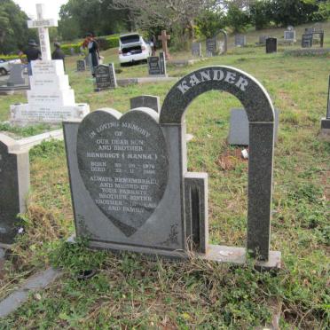 KANDER Benedict 1976-1996