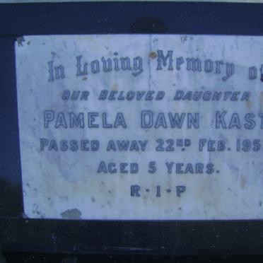 KAST Marc Rossfort 1917-2003 &amp; Rae Millicent Elizabeth 1922-1985 :: KAST Pamela Dawn -1952 :: KAST John, MATTHEWS 1984-1984