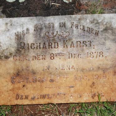 KARST Richard 1878-1919