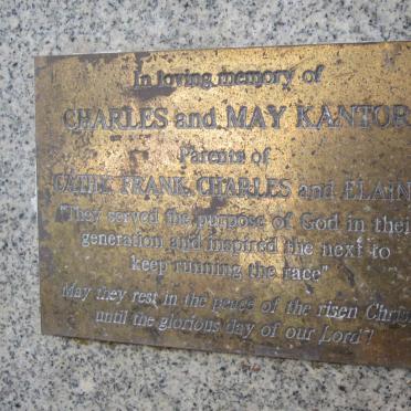 KANTOR Charles Stone -1983 &amp; May -2005 