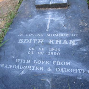 KHAN Edith 1946-1990