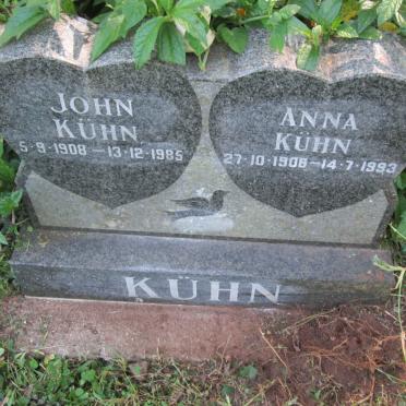 KÜHN John 1908-1985 &amp; Anna 1908-1993