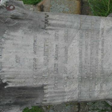 KEMM Isabel Elizabeth 1878-1930