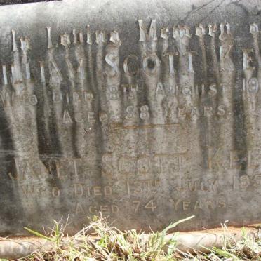 KELLY William, SCOTT -1937 &amp; Janet -1952