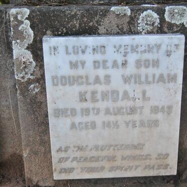 KENDALL Douglas William -1943