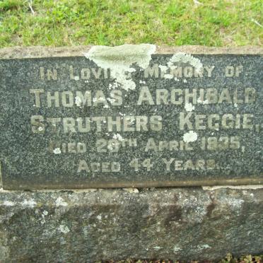 KEGGIE Thomas Archibald Struthers -1935