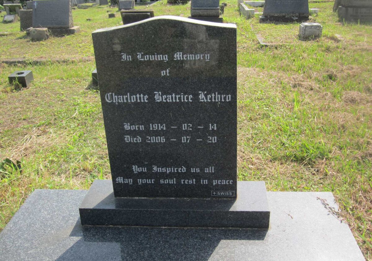 KETHRO Charlotte Beatrice 1914-2006