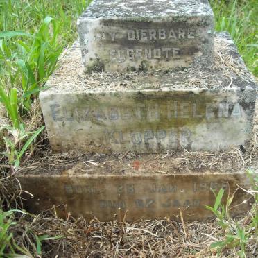 KLOPPER Elizabeth Helena -1968