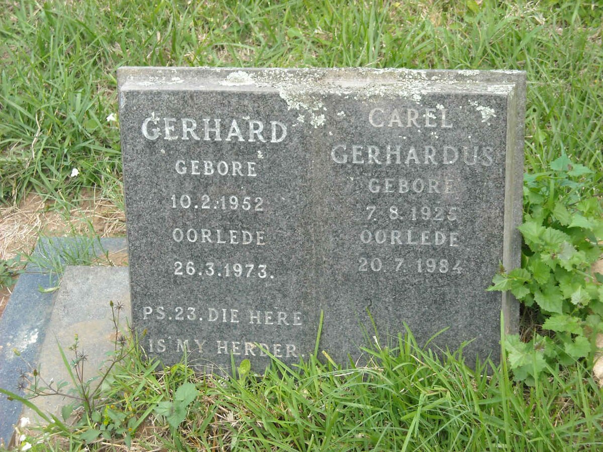 KOCK Carel Gerhardus 1925-1984 :: KOCK Gerhard 1952-1973