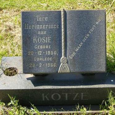 KOTZE Kosie 1950-1966