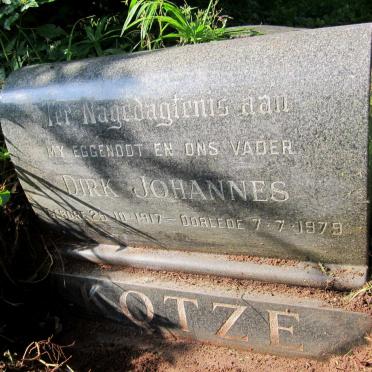 KOTZE Dirk Johannes 1917-1979