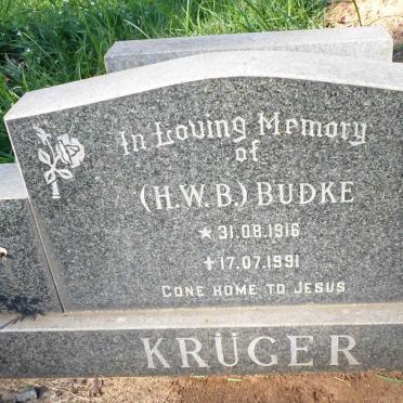 KRUGER Heinrich Wilhelm Budke 1916-1991