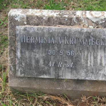 KRUMMECK Herminia A. -1956