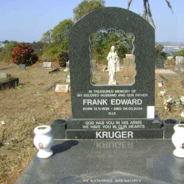 KRUGER Frank Edward 1935-2004 &amp; Chrissie Irene Marcelle 1936-2009