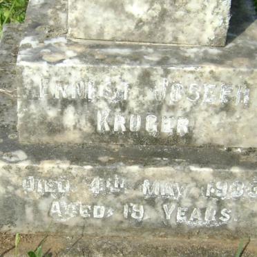 KRUGER Ernest Joseph -1933