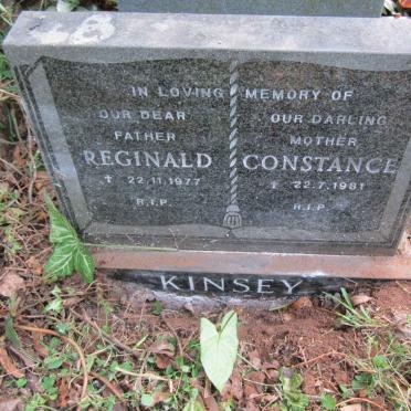 KINSEY Reginald -1977 &amp; Constance -1981