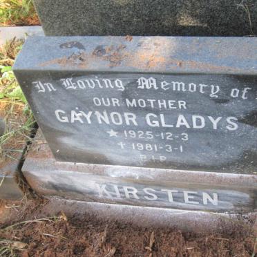 KIRSTEN Gaynor Gladys 1925-1981
