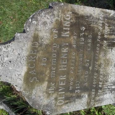 KING Oliver Henry -1935