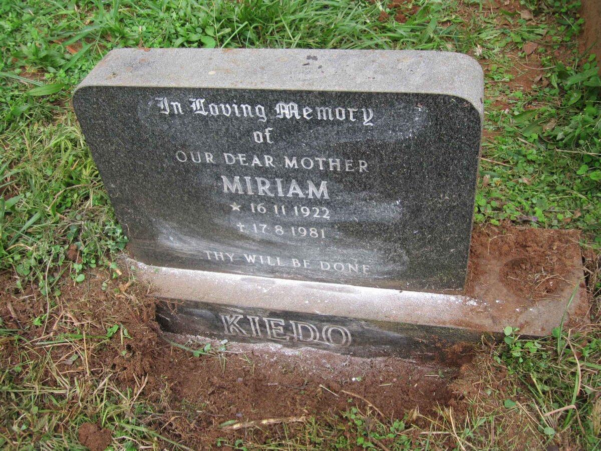 KIEDO Miriam 1922-1981