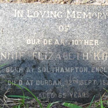 KIRSTEN Annie Elizabeth -1927