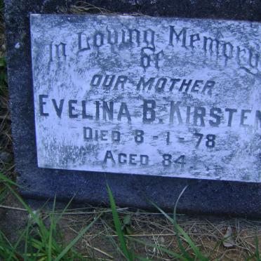 KIRSTEN Evelina B. -1978