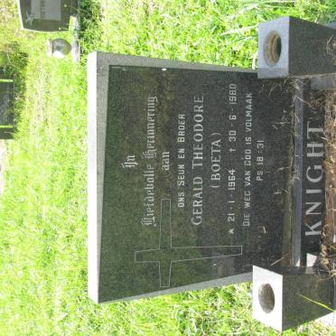 KNIGHT Gerald Theodore 1964-1980