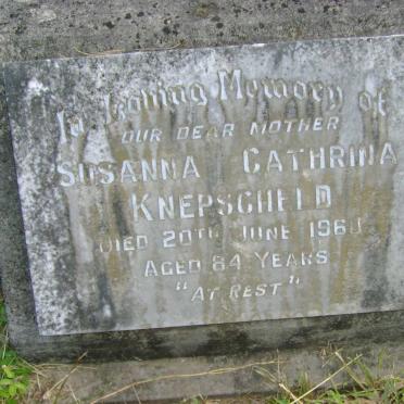 KNEPSCHELD Susanna Catharina -1960