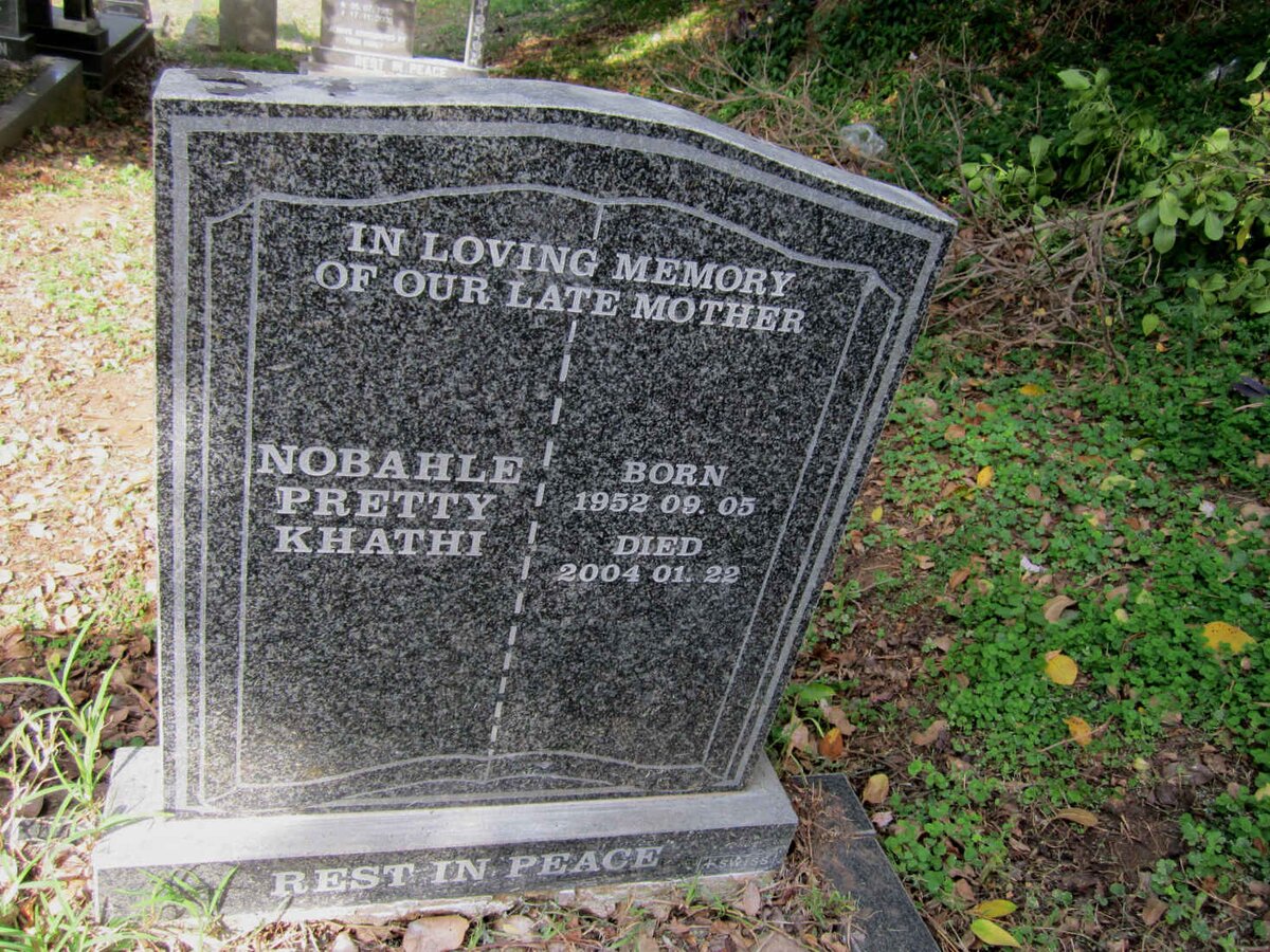 KHATHI Nobahle Pretty 1952-2004