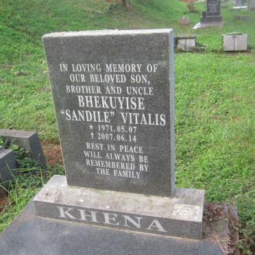 KHENA Bhekuyise Vitalis 1971-2007