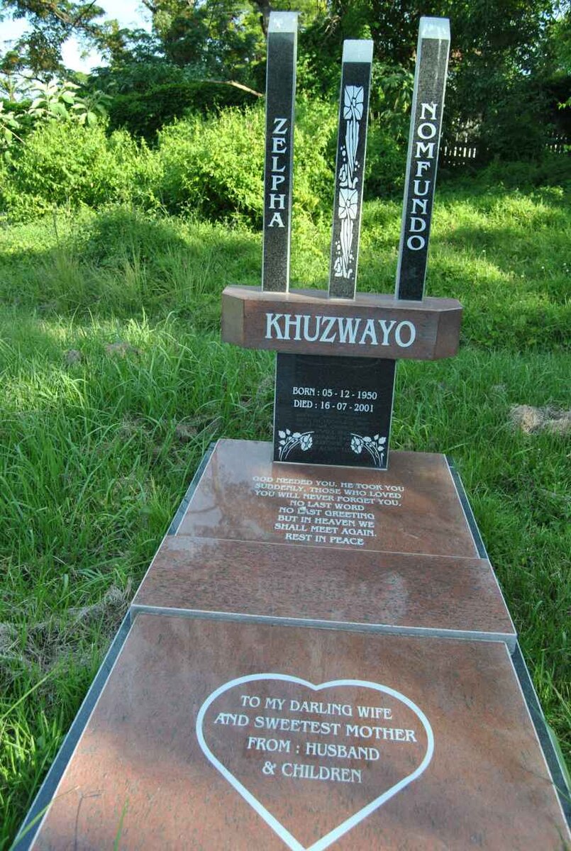 KHUZWAYO Zelpha Nomfundo 1950-2001