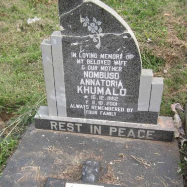 KHUMALO Nombuso Annatoria 1952-2001:: KHUMALO Phathizizwe Jerome 1952-2015 